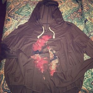 American Eagle Soft & Sexy Hooded Shirt